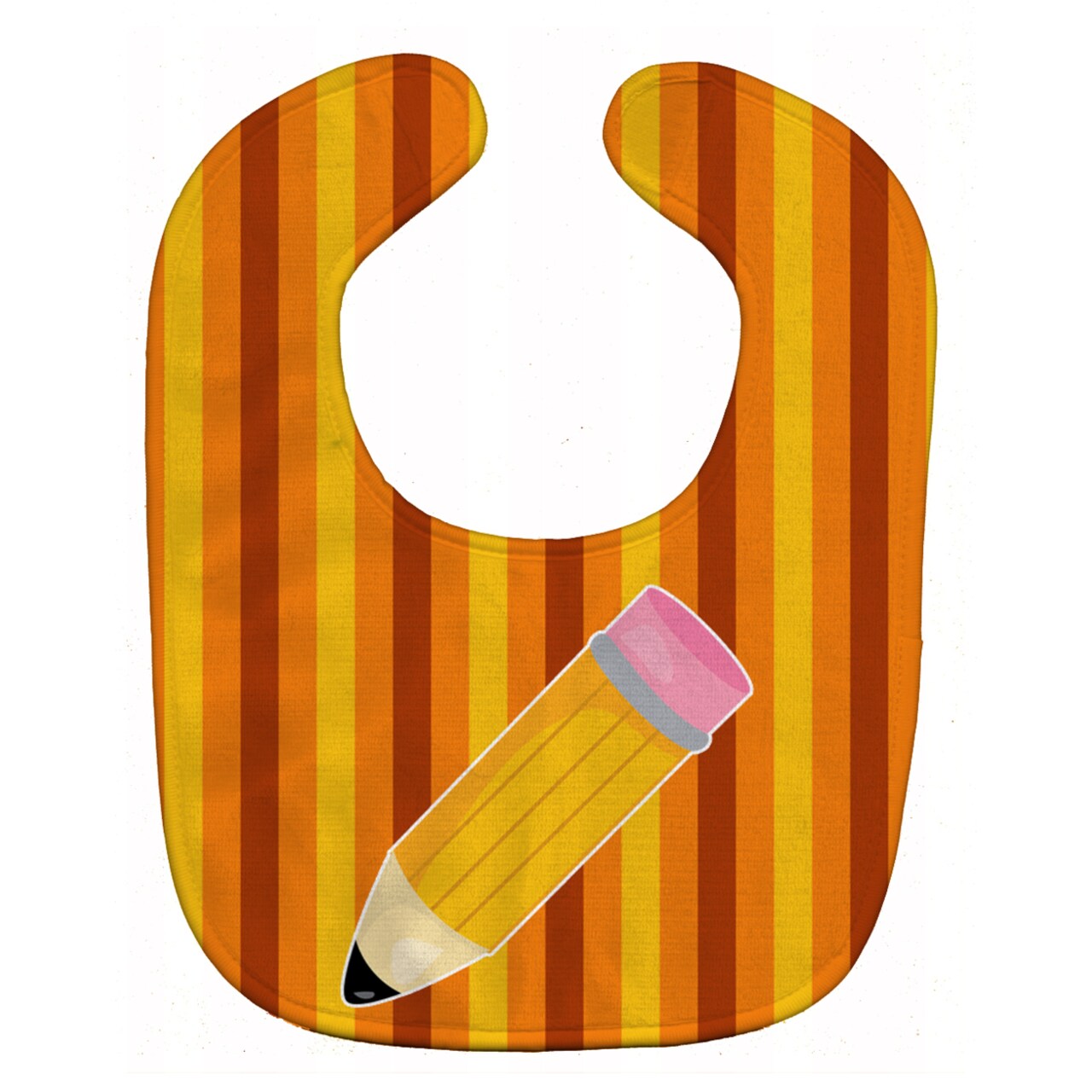Caroline's Treasures Carolines Treasures BB8869BIB Back to School Pencil Baby Bib, 10 x 13", multicolor